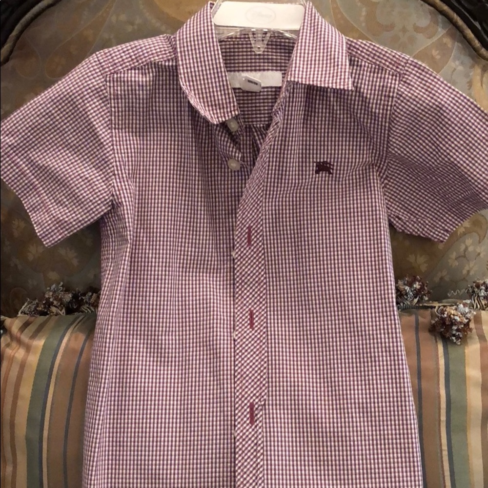 Burberry shirt boys